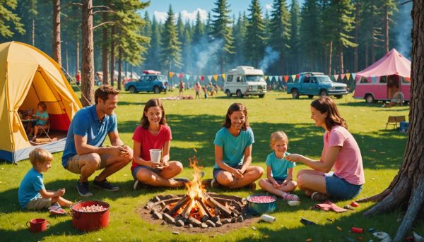 Comment occuper vos enfants au camping en plein été