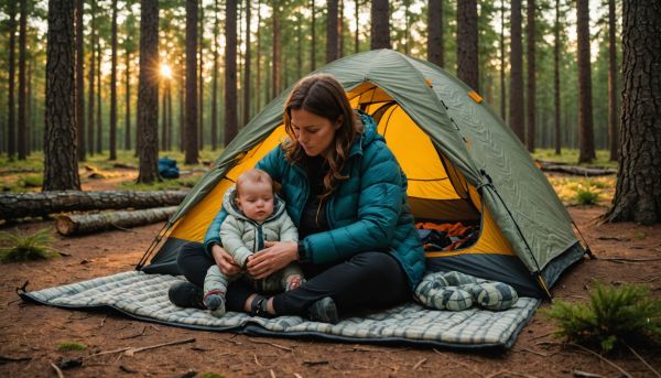 Comment partir en camping avec un nourrisson sereinement