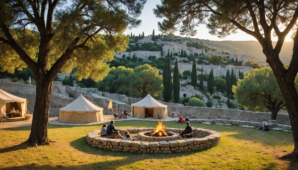 Camping près du théâtre antique de Vaison la Romaine