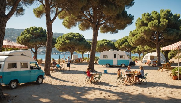 Quelles sont les destinations de camping pour les familles sur la Côte d'Azur ?