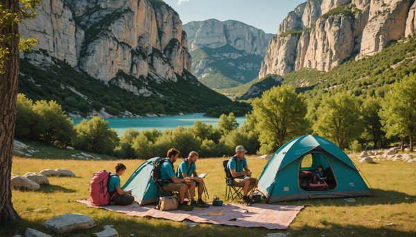 Organiser un séjour en camping 3 étoiles des Gorges du Verdon pour toute la famille "Oasis Verdon"