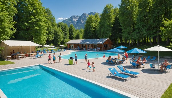 Est-ce essentiel pour une famille de séjourner dans un camping avec piscine à Annecy ?