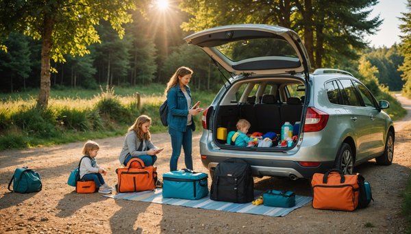 Comment organiser sa voiture pour un voyage avec bébé en direction d'un camping de Bidart dans le 64 ?